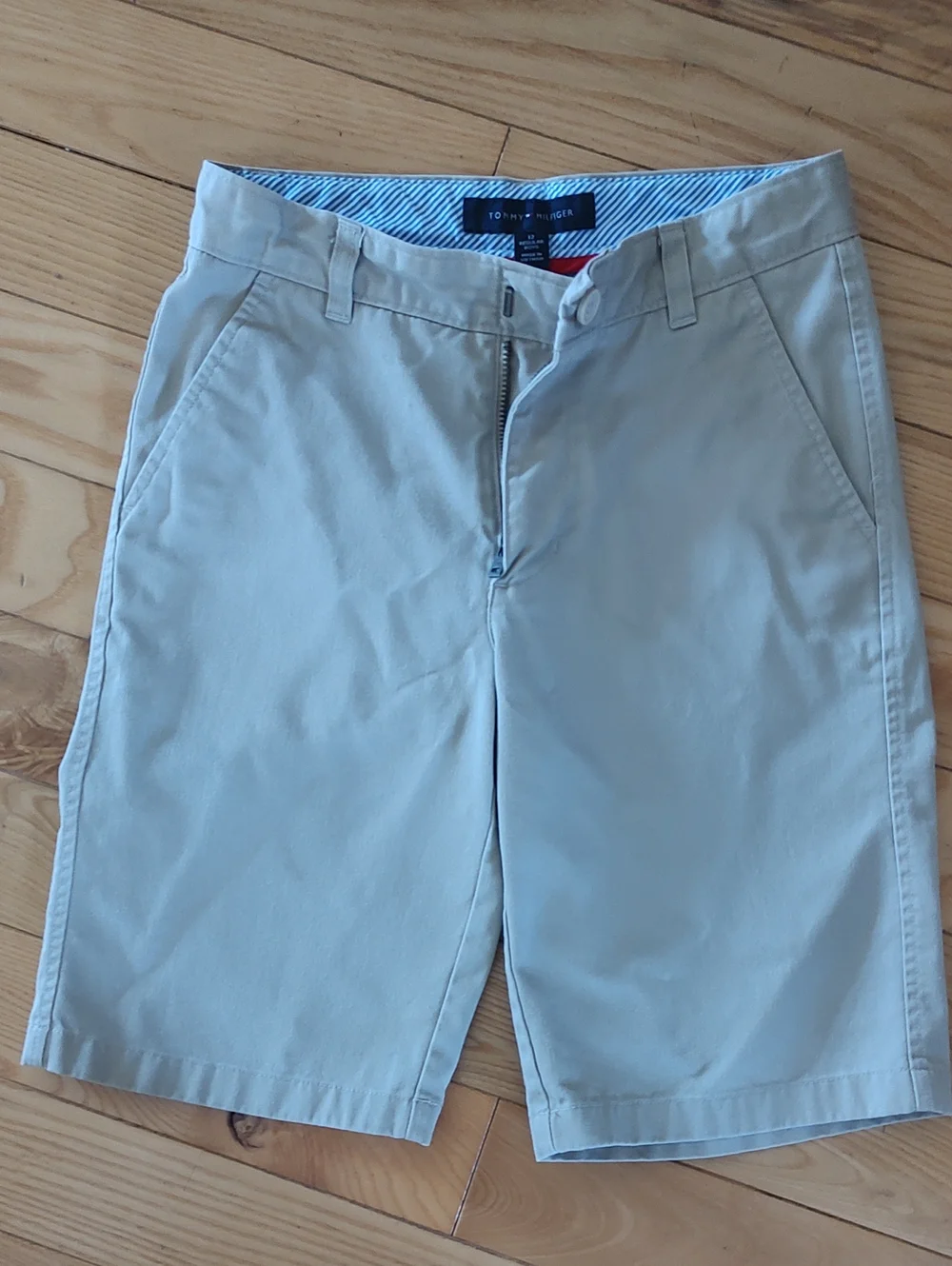 Tommy Hilfiger School Uniform Boy Shorts Size 12 Regular Adjustable